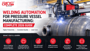 Welding automation for pressure vessel manufacturing with automated welding system